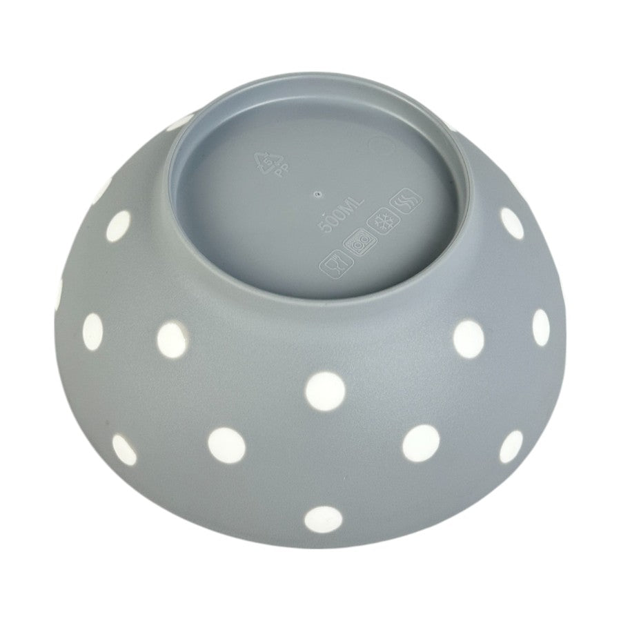 AKSA Bowl With Polka Dots - Random Colors - Durable, Stylish, and Functional