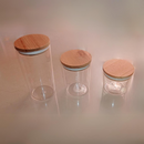 Acrylic food storage jars with rustic lids – Cupindy