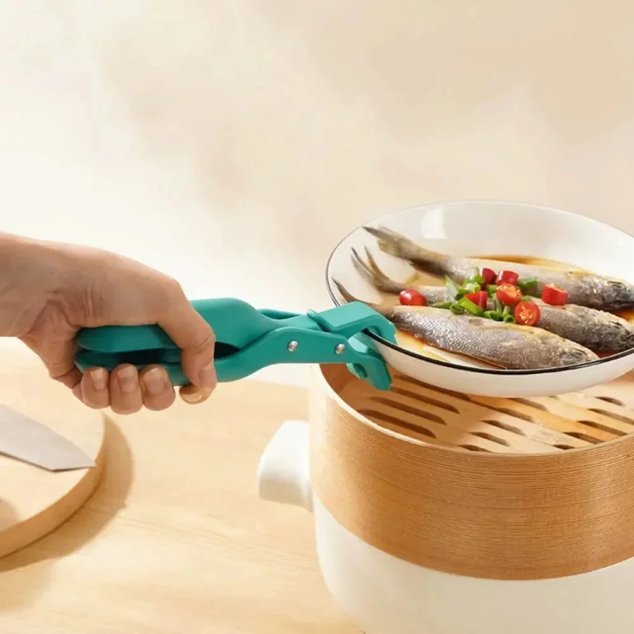 Heat-Resistant Cool Gripper For Safely Lifting Hot Pots, Bowls, And Steamers With Secure Grip