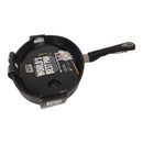 Black frying pan with 'World's Best Pan' branding on a white background