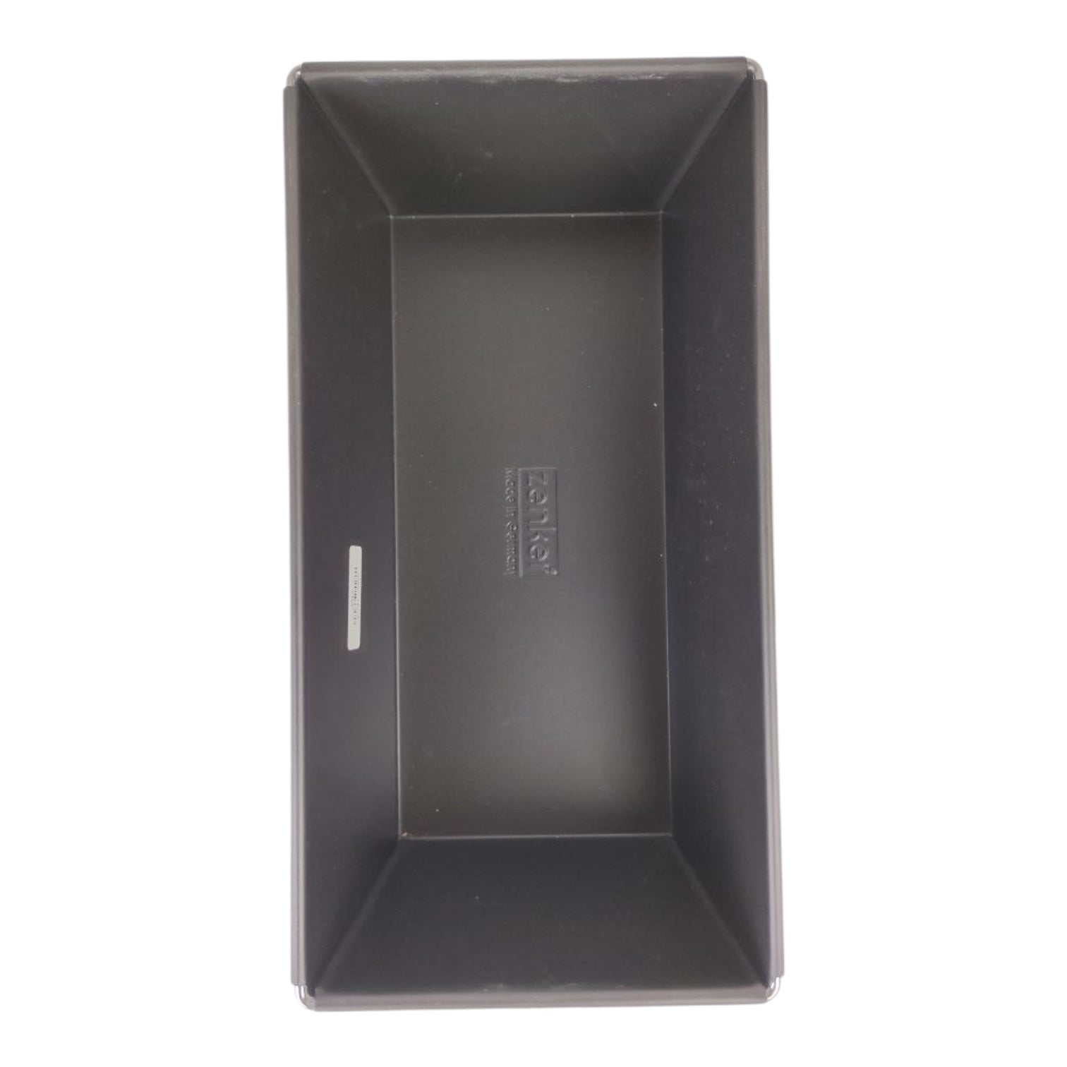 Rectangular baking pan on a white background