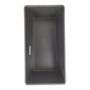 Rectangular baking pan on a white background