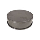 Round metal cake pan on a white background available at cupindy.com