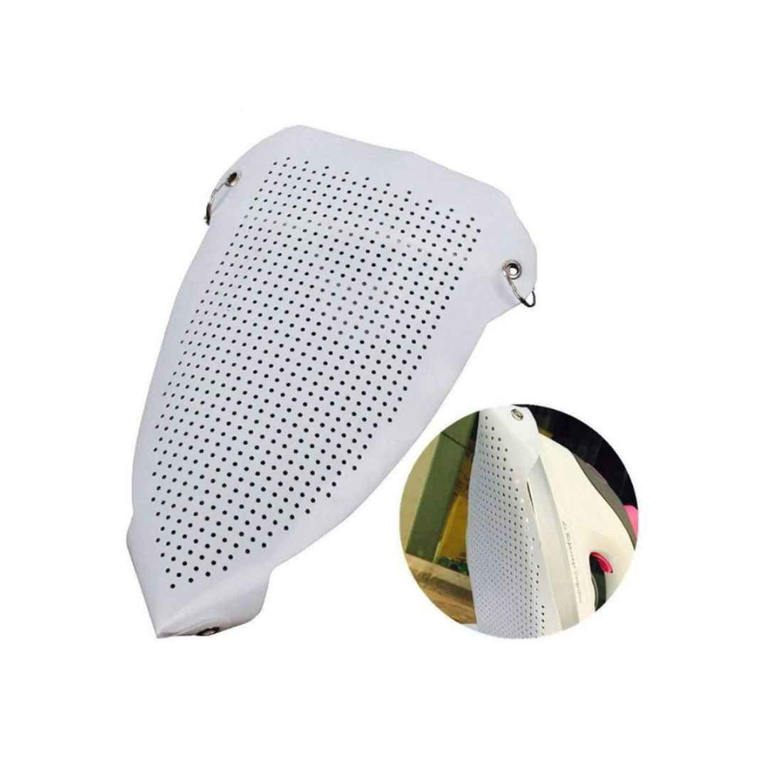 White motorcycle护膝 with inset showing color options on a white background