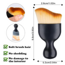 Multipurpose Soft Detailing Brush For Interior Cleaning Of Furniture, Electronics, And Cars