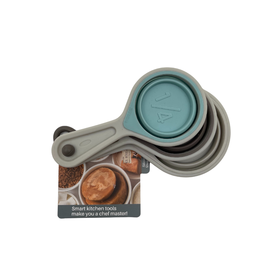 EL KHLOUD - Set of 3 Pieces Silicone Nesting Measuring Cups - EK1431