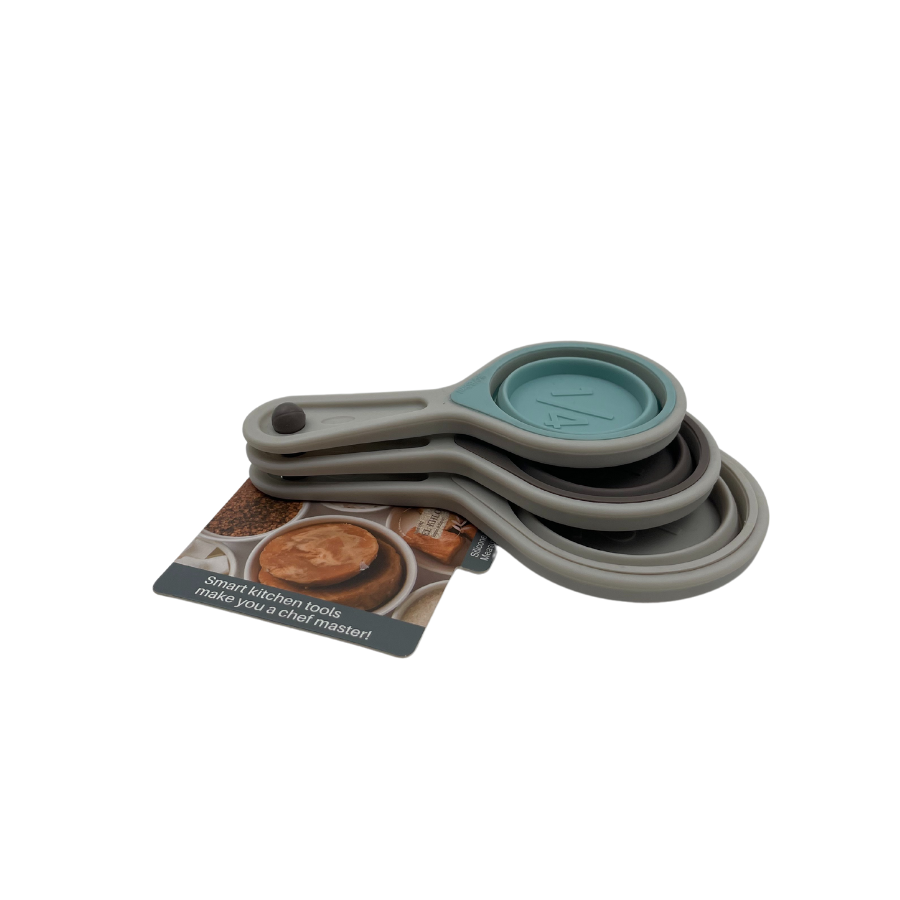 EL KHLOUD - Set of 3 Pieces Silicone Nesting Measuring Cups - EK1431