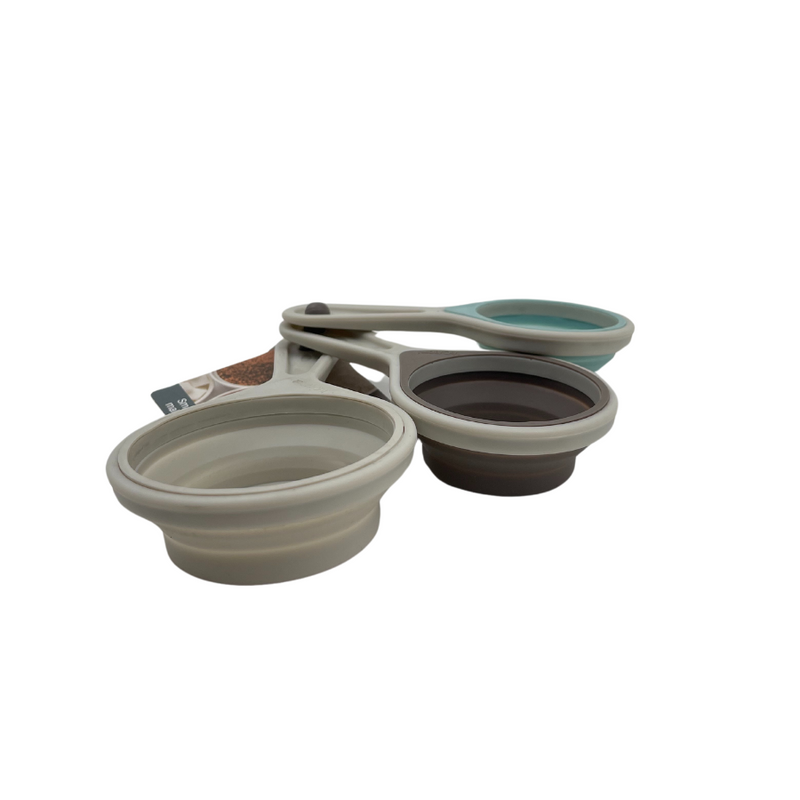 EL KHLOUD - Set of 3 Pieces Silicone Nesting Measuring Cups - EK1431