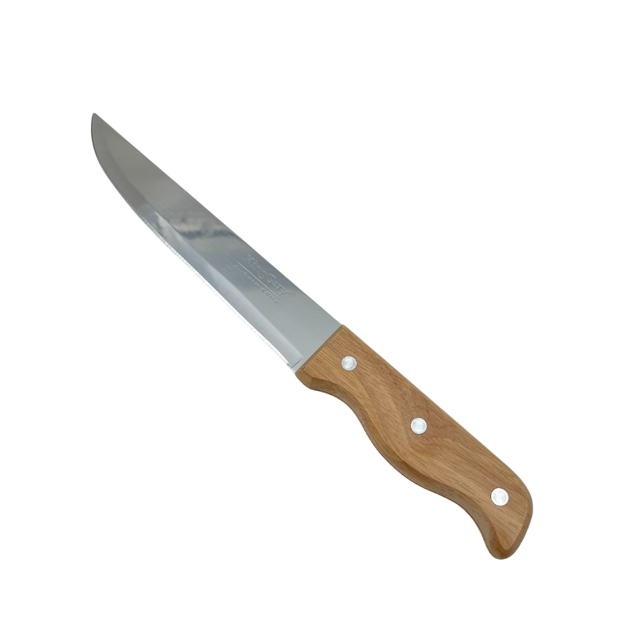 KingGary Wide Fruit Knife With Wooden Handle - Size 7 - K-318-7