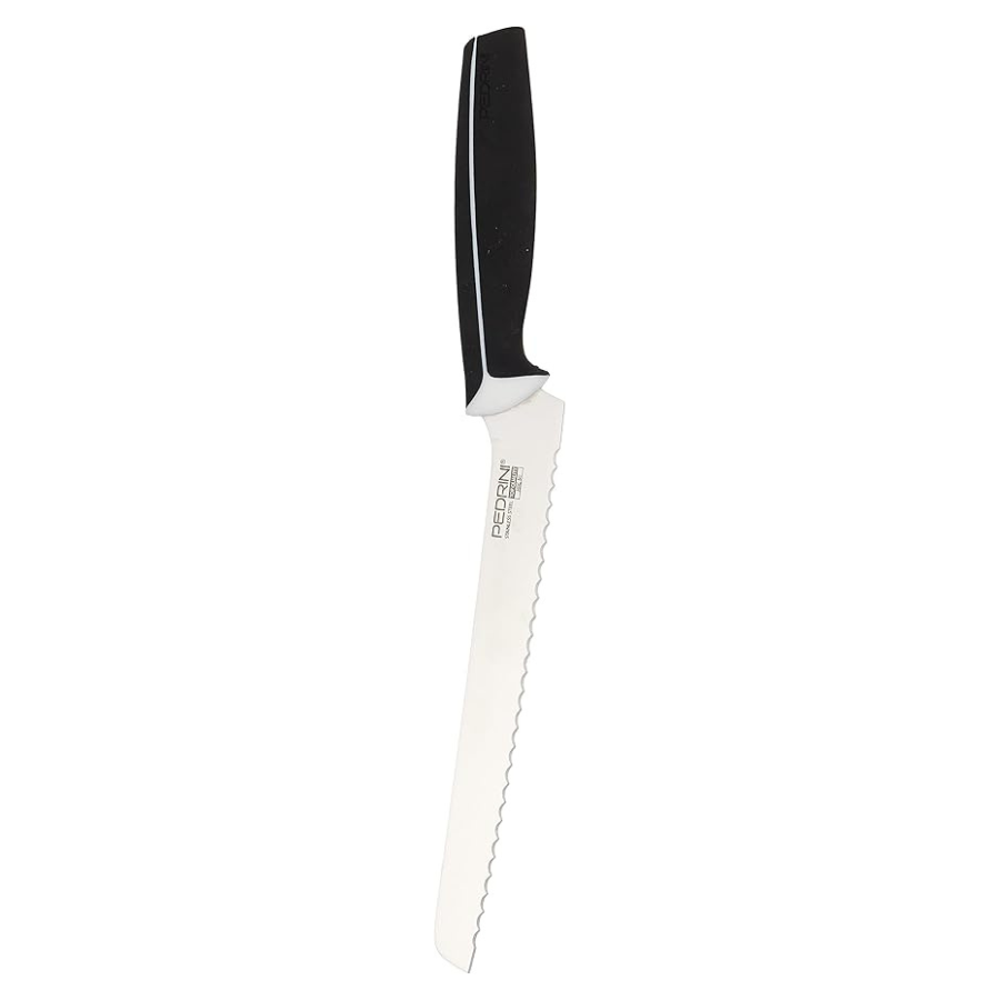 Pedrini Master Collection 8.2” Serrated Bread Knife – 21cm Italian Design Stainless Steel
