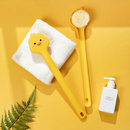 Cute Duck-Head Long Handle Bath Brush for Kids - Soft Bristles, Fun Design, Easy to Clean
