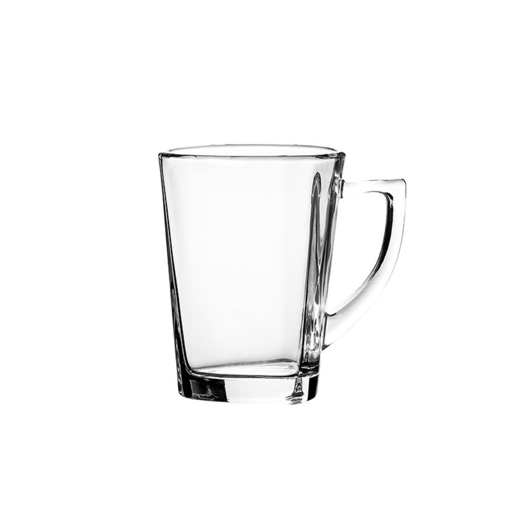 Blinkmax Glass Mug Set Of 6 – 175 ml Compact And Stylish Design