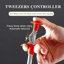 أداة تنظيف البالوعات المرنة 160 سم من الستانلس ستيل بمقبض نابضي