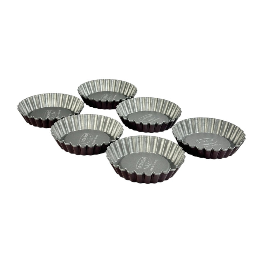 Set Of 6 Tartlet Molds Ø 10 Cm - Non-Stick Classic - Dr. Oetker