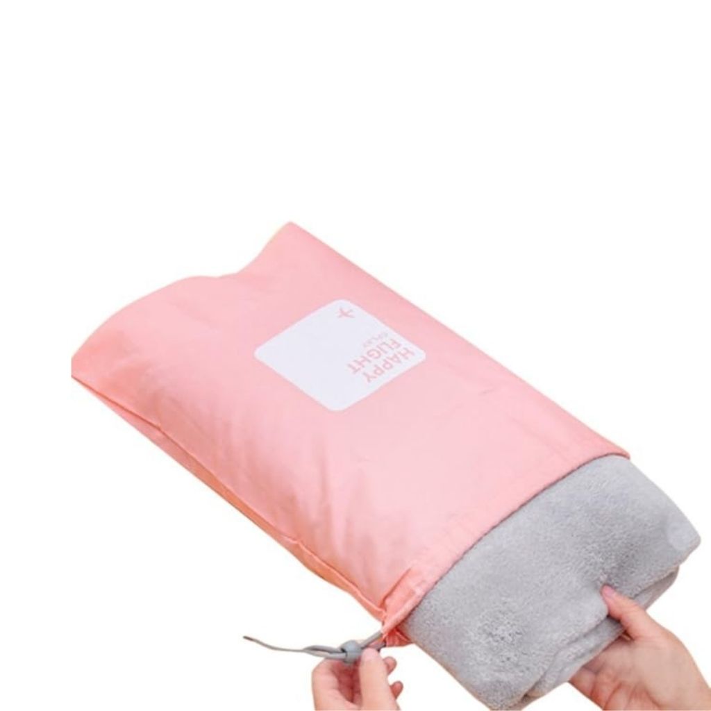 Multi-size travel storage pouches for clothes and shoes