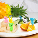 Colorful food picks with cute animal shapes for bento boxes and party snacks – cupindy