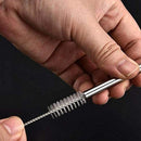 مجموعة شفاطات الشرب المصنوعة من الفولاذ المقاوم للصدأ - مع فرشاة تنظيف - صديقة للبيئة