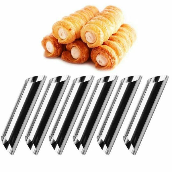 6 Pieces Cream Horn Molds Stainless Steel - Cupindy