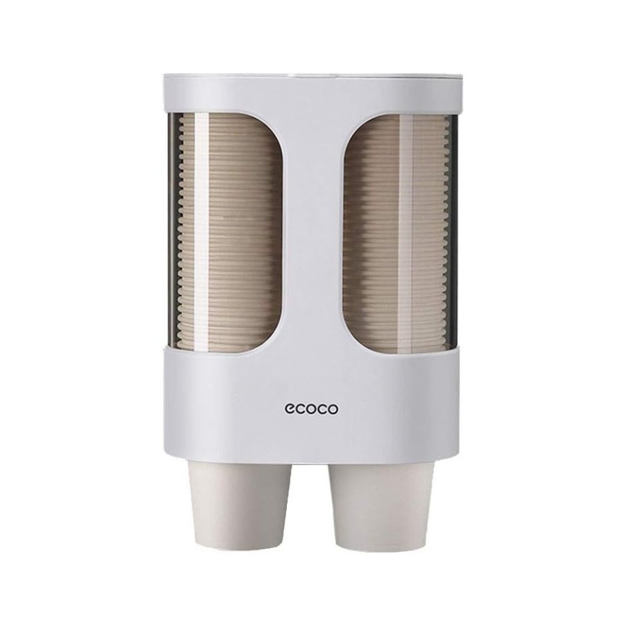 ECOCO Disposable Paper Cup Dispenser Wall Mounted - Cupindy