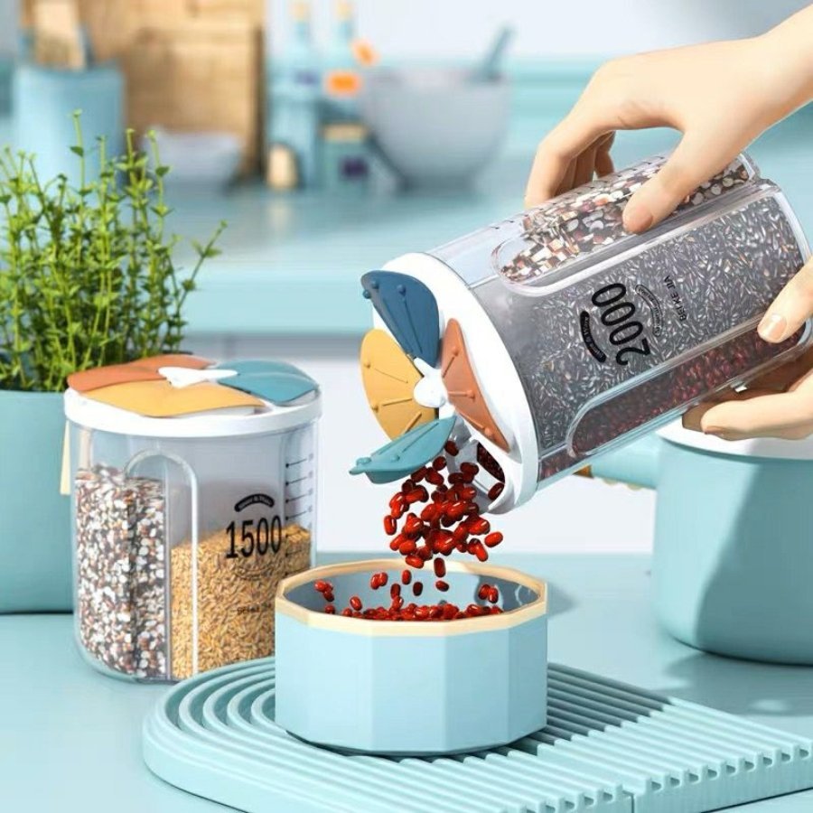 Food Storage Container Split Pulses Preservative 2000 Ml - Cupindy