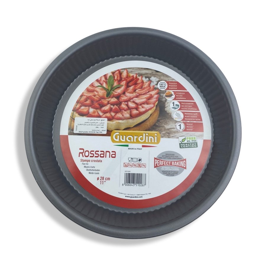 Guardini Bakeware Red Rosasana Tart Pan, LB510281, 28cm - Cupindy