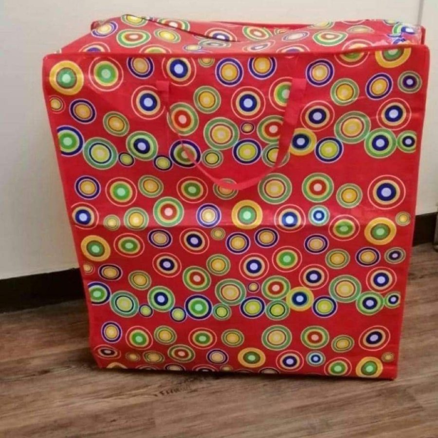 Large Plastic Water Proof Bag - Multi Colors - 75 cm - Cupindy