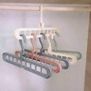 Magic Space Saving Clothes Plastic Hanger - Multi Colors - Cupindy