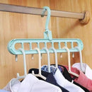 Magic Space Saving Clothes Plastic Hanger - Multi Colors - Cupindy