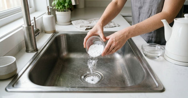 7 Natural Ways to Clean Kitchen and Bathroom Drains Safely