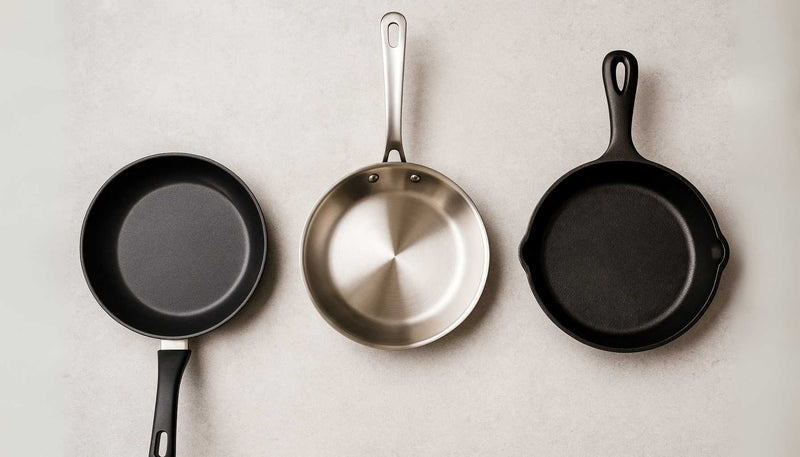Non-Stick vs Stainless Steel vs Cast Iron: The Ultimate Beginner’s Guide to Choosing Your Perfect Pan