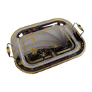 Elegant Italian Stainless Steel 18/10 Gold-Plated Serving Tray – Premium Design, 60 cm