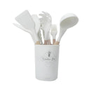 12-Piece Silicone Kitchen Utensil Set With Holder