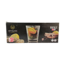 City Glass product packaging with a glass and lemon illustration on a black background