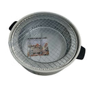 LONGZIWEI Charcoal Table Grill Medium Round, Portable Design For Indoor And Outdoor Use