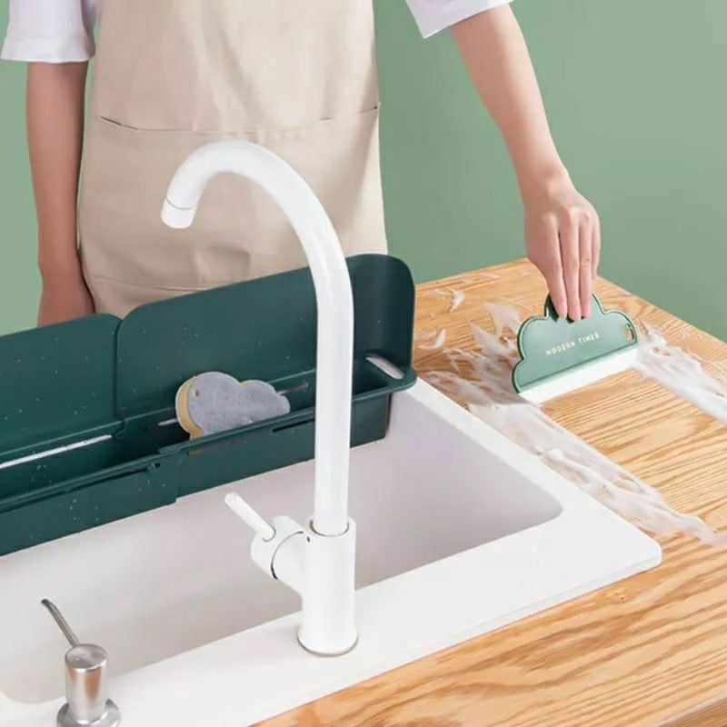 1 Piece Soft Silicone Cloud Wiper Board Squeegee Glass Water Blade Wiper - Multi Uses