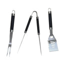 3-Piece Stainless Steel BBQ Tool Set For Grilling