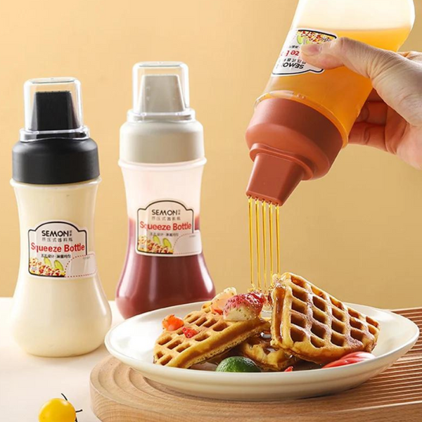 Leakproof sauce dispenser bottle for ketchup, mayo, and mustard – Cupindy