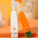 3 in 1 Multifunctional Kitchen Mini Cup Glass Cover Cleaning Brush