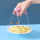 4-Piece Heat-Resistant Cookware Gripper & Plate Lifter Set With Silicone Mitts – Anti-Slip Kitchen Tools