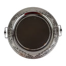 Tresors Italian Stainless Steel 18/10 Round Serving Tray With Handles | Width 48 Cm