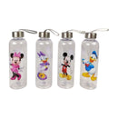 زجاجة مياه أكريليك شفافة 500 مل - رسومات للأطفال والمدرسة