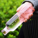 700ml Gradient Glass Water Bottle with Measurement Markings and Leak-Proof Cap – Selective Colors