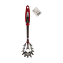 Master Chef Stainless Steel Pasta Server with Red Handle - Perfect for Serving Spaghetti