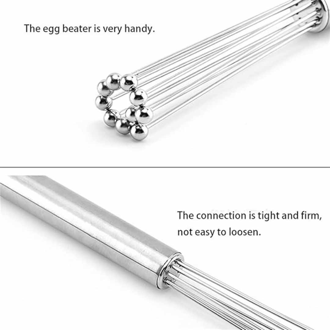 AZ Stainless Steel Ball Whisk - Multi-Purpose Kitchen Tool for Blending & Mixing