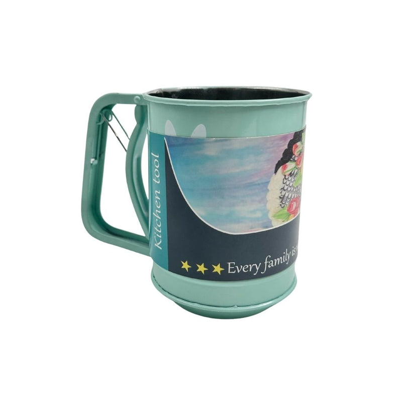 Stainless Steel Flour Sifter Cup – Handheld Baking Tool For Cakes, Pastries & Bread