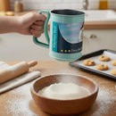 Stainless Steel Flour Sifter Cup – Handheld Baking Tool For Cakes, Pastries & Bread