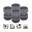Anti Vibration Appliance Feet Set Of 4 Dark Grey Pads For Stable Washing Machine & Fridge Support