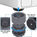 Anti Vibration Appliance Feet Set Of 4 Dark Grey Pads For Stable Washing Machine & Fridge Support