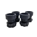 Anti Vibration Appliance Feet Set Of 4 Dark Grey Pads For Stable Washing Machine & Fridge Support
