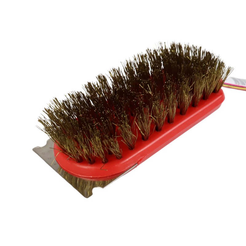 Haug Bürsten Heavy-Duty Grill and BBQ Cleaning Brush - Durable Wire Bristles and Scraper
